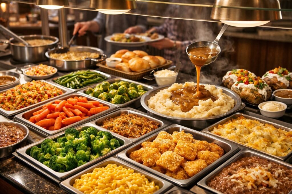 Updated Golden Corral Lunch Menu in 2026 2 golden corral Hot Lunch Sides buffet