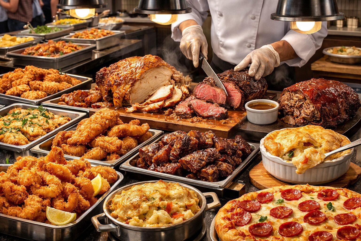 updated Golden Corral Dinner Menu in 2026 1 golden corral Hot Dinner Favorites buffet