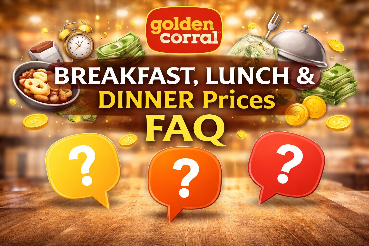 Breakfast, Lunch & Dinner Prices FAQ 2 Breakfast, Lunch & Dinner Prices FAQ