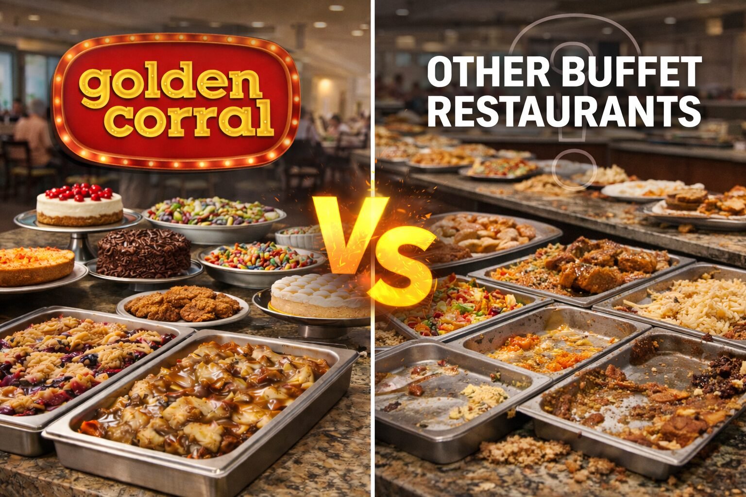 Golden Corral vs Other Buffet Restaurants 4 Golden Corral vs Other Buffet Restaurants