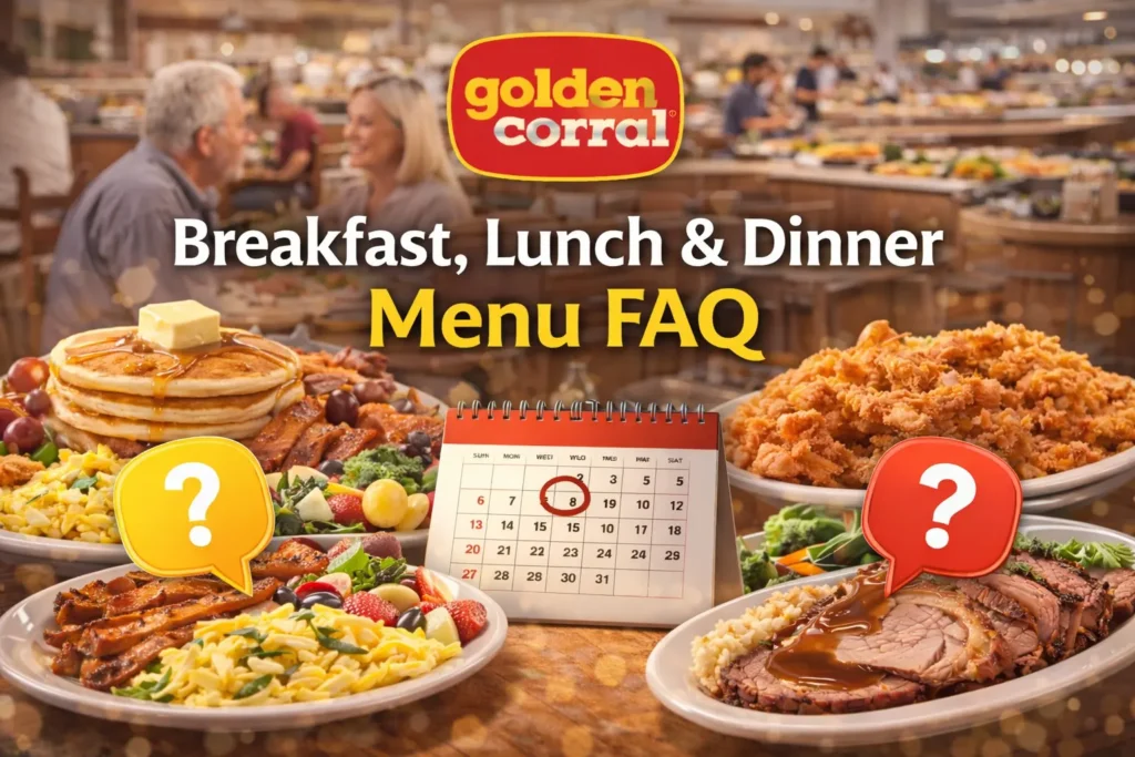 Breakfast, Lunch & Dinner Menu FAQ 1 golden corral Breakfast, Lunch & Dinner Menu FAQ