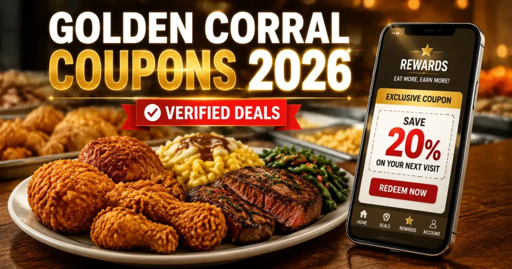 Golden Corral Coupons 2026: Verified Codes That Actually Work 1 Golden Corral Coupons 2026