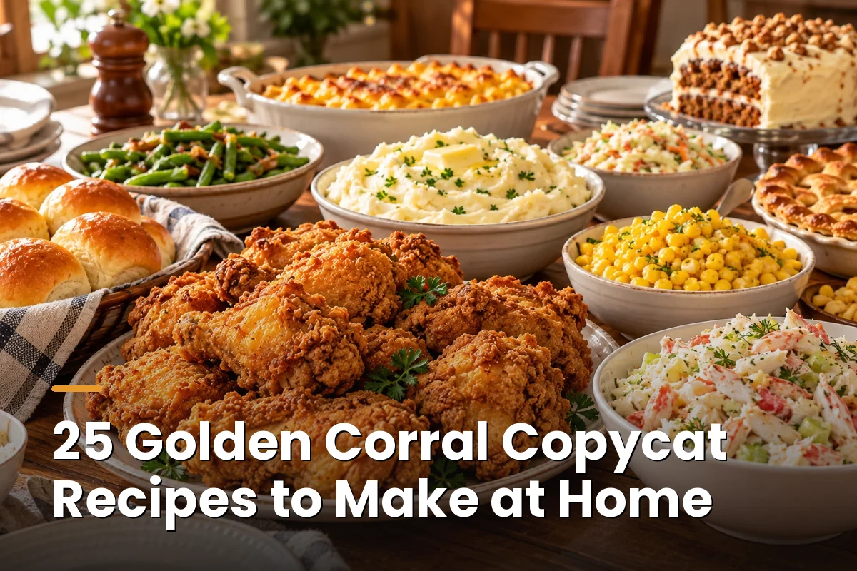 25 Golden Corral Copycat Recipes to Make at Home 2 golden corral copycat recipes