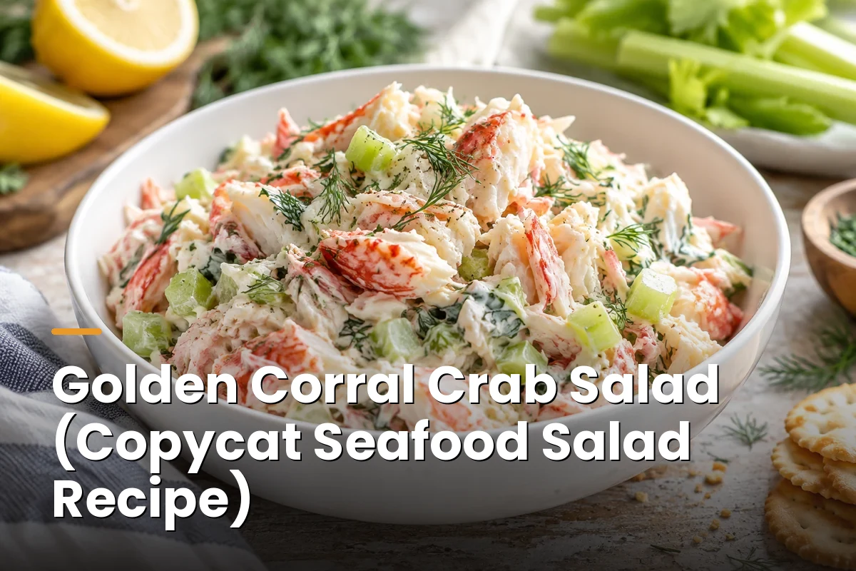 Golden Corral Crab Salad (Copycat Seafood Salad Recipe) 2 golden corral crab salad recipe