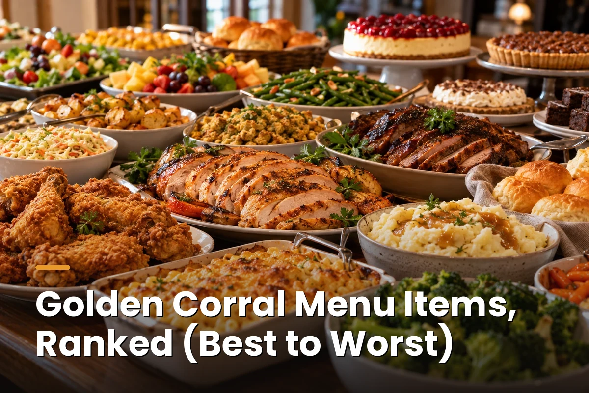 Golden Corral Menu Items, Ranked (Best to Worst) 2 golden corral menu items ranked